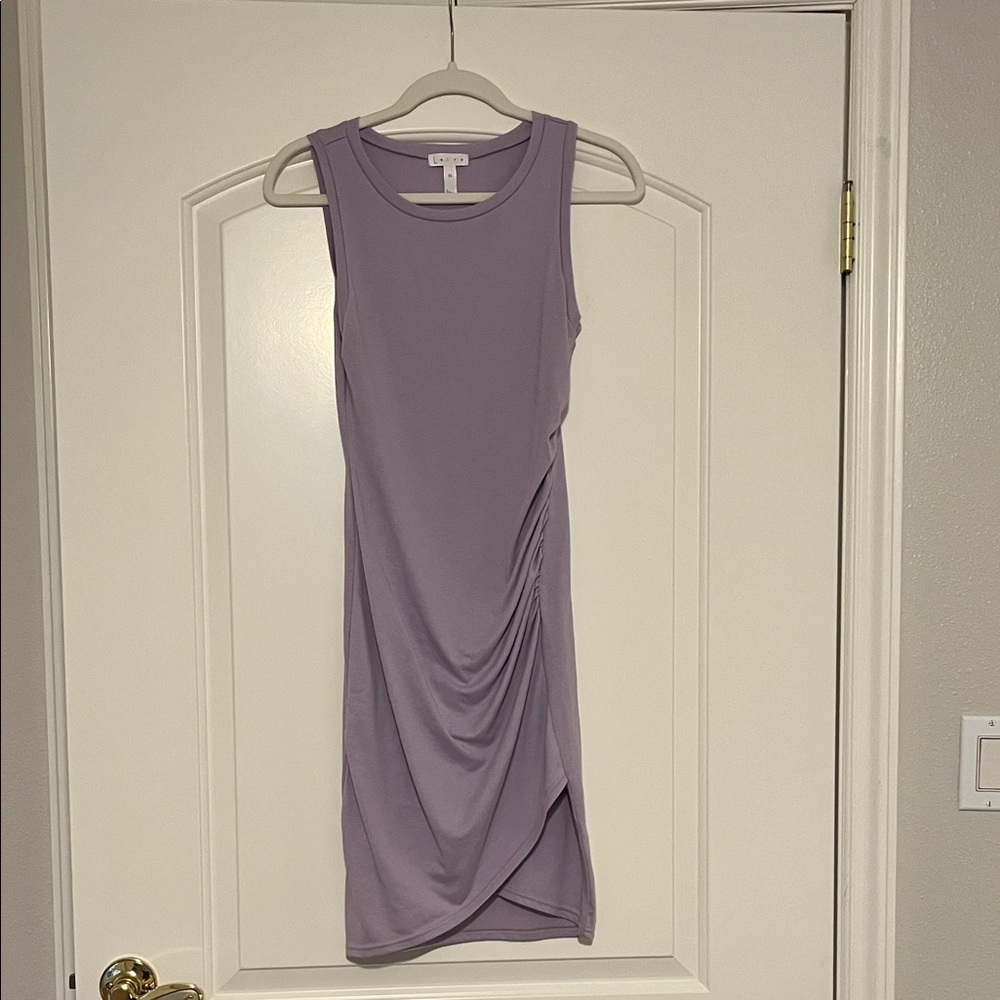 Leith Asymmetrical Lavender Dress